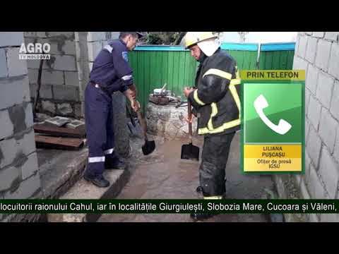 Ploile puternice seamănă dezastrul în raioanele țării