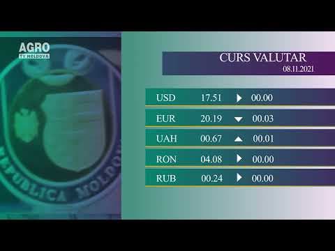 BNM: Curs valutar 08.11.2021