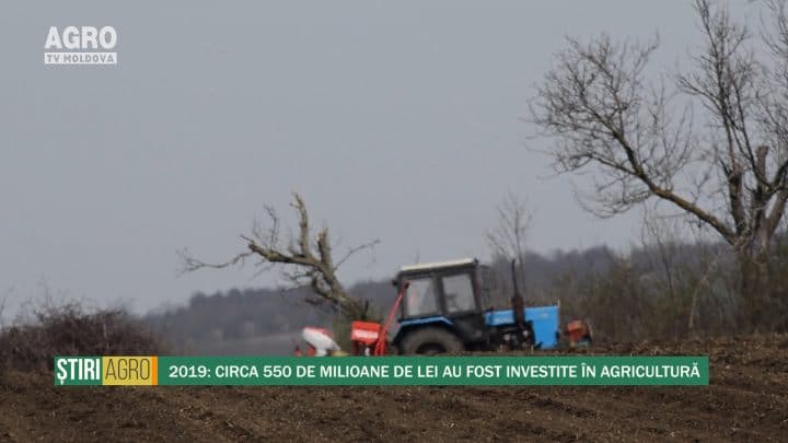 2019: circa 550 de milioane de lei au fost investite în agricultură
