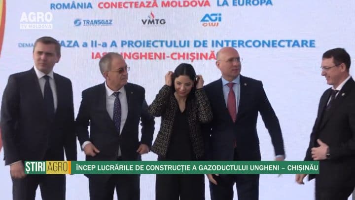 Încep lucrările de construcție a gazoductului Ungheni – Chișinău