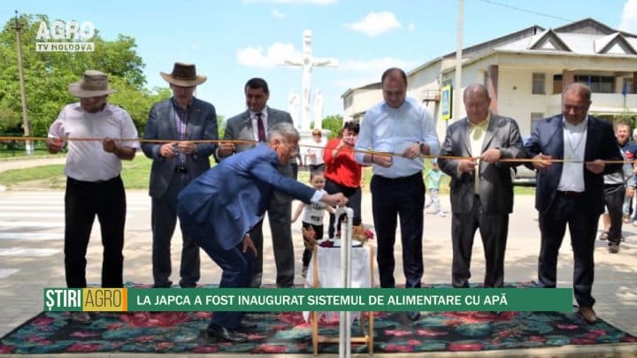 La Japca a fost inaugurat sistemul de alimentare cu apă