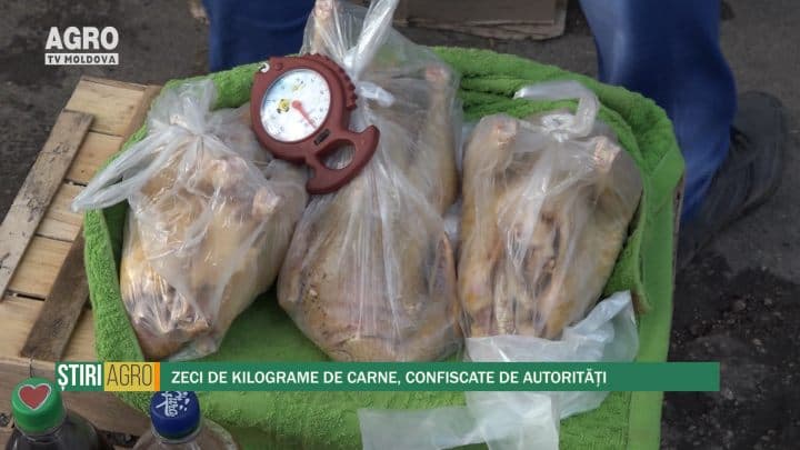 Zeci de kilograme de carne, confiscate de autorități