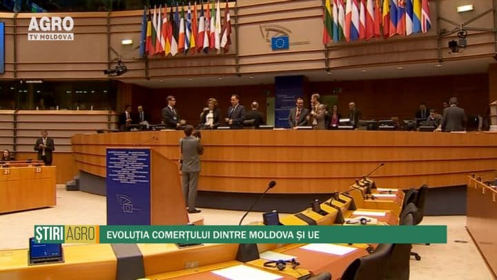 Evoluția comerțului dintre Moldova și UE