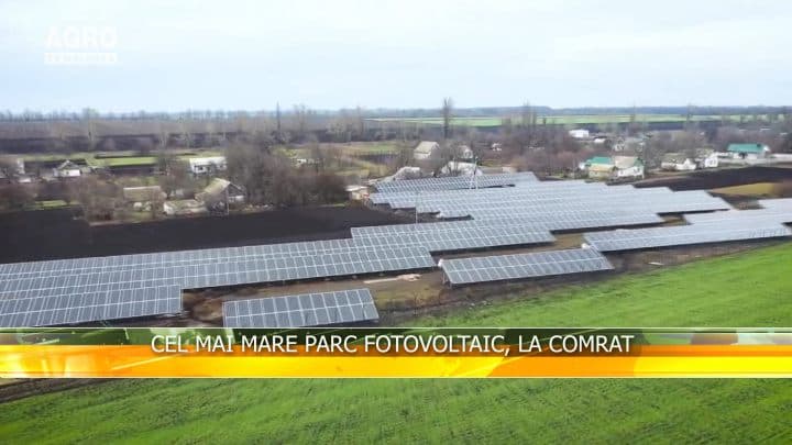 Cel mai mare parc fotovoltaic, la Comrat