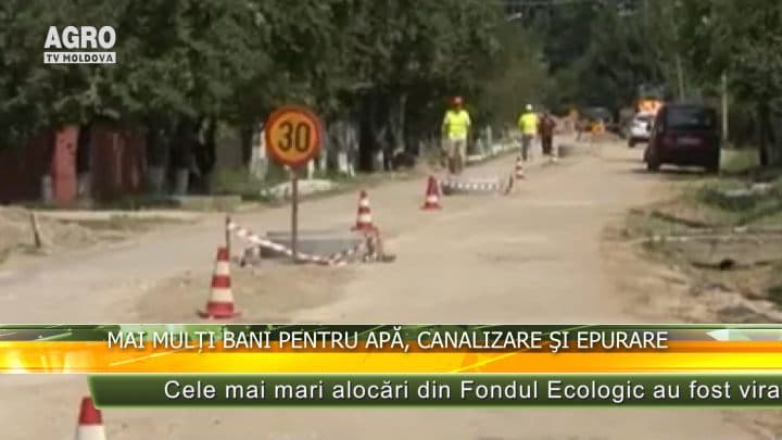 Mai mulți bani pentru apă, canalizare şi epurare