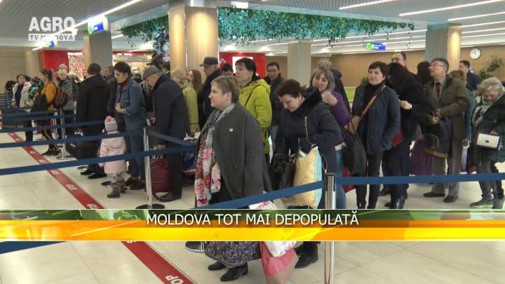 Moldova, tot mai depopulată