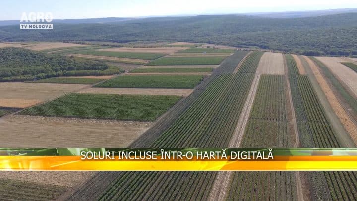 Soluri incluse într-o hartă digitală