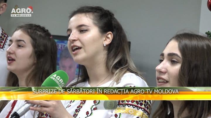 Surprize de sărbători în redacția AGRO TV Moldova