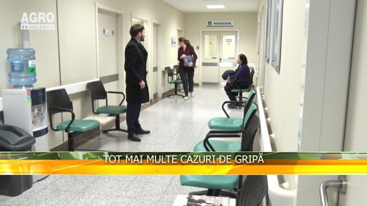 Tot mai multe cazuri de gripă