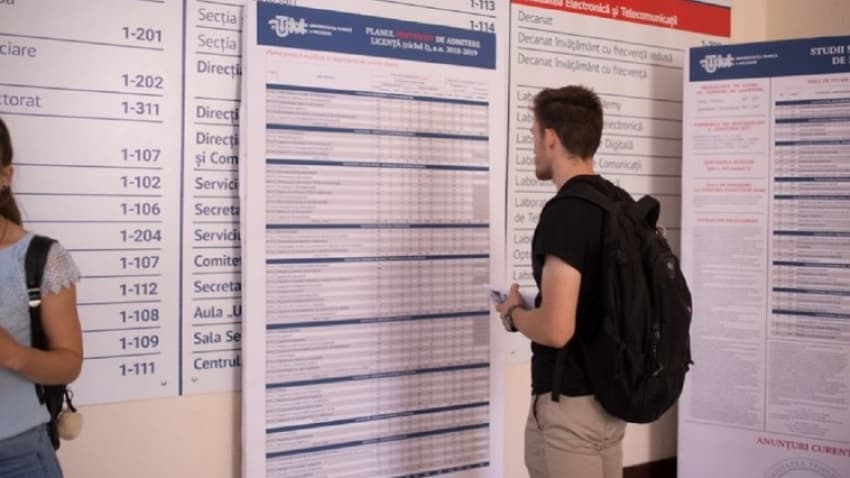 A început admiterea în universități