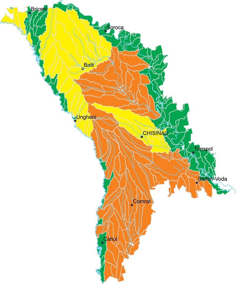 Lipsa precipitațiilor afectează debitul râurilor