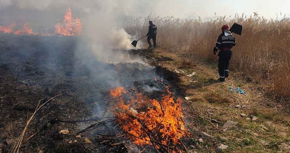 Pericol de incendii pe timp de caniculă