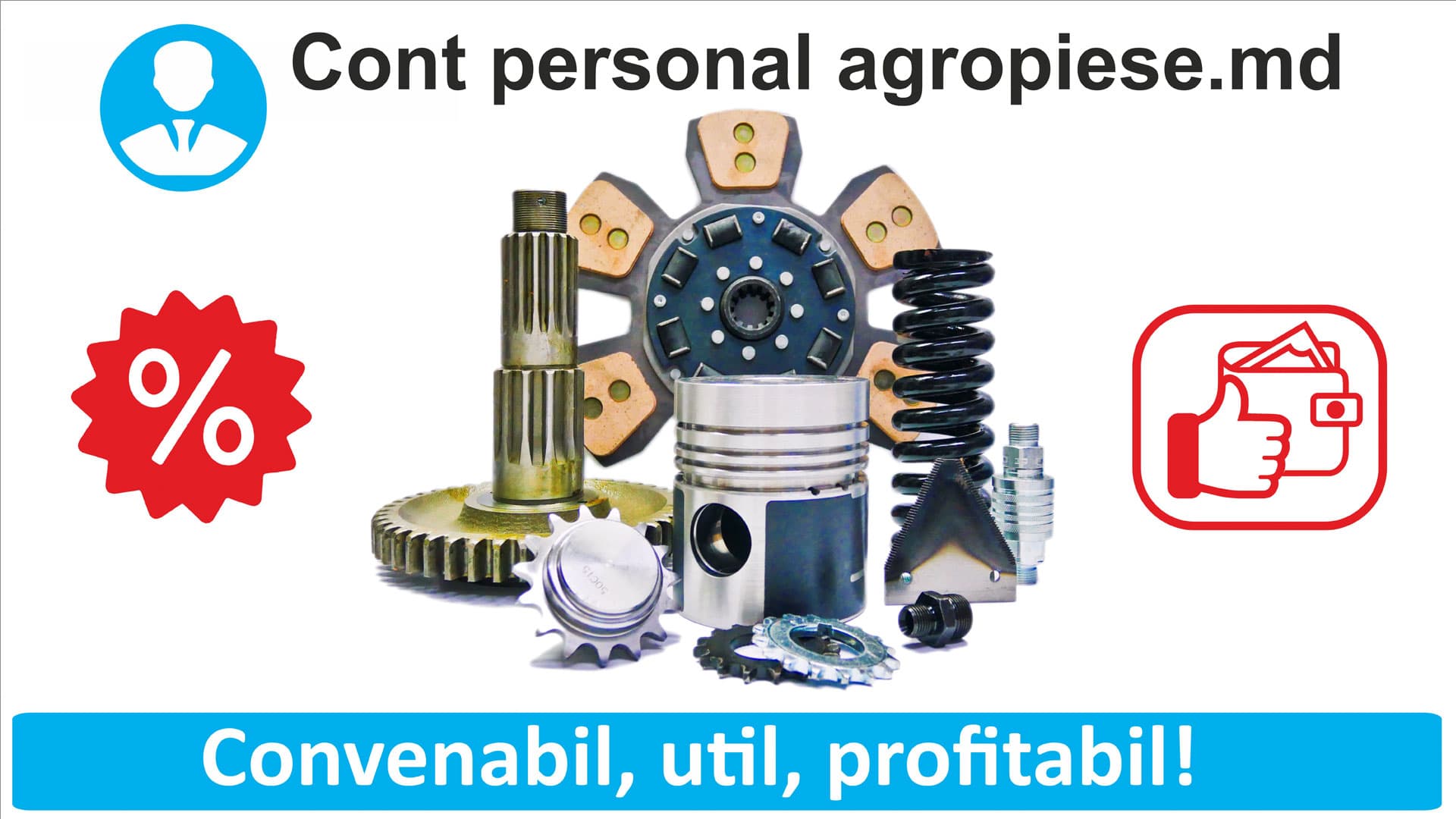 Opțiune nouă pe agropiese.md - cont personal: convenabil, util, profitabil!