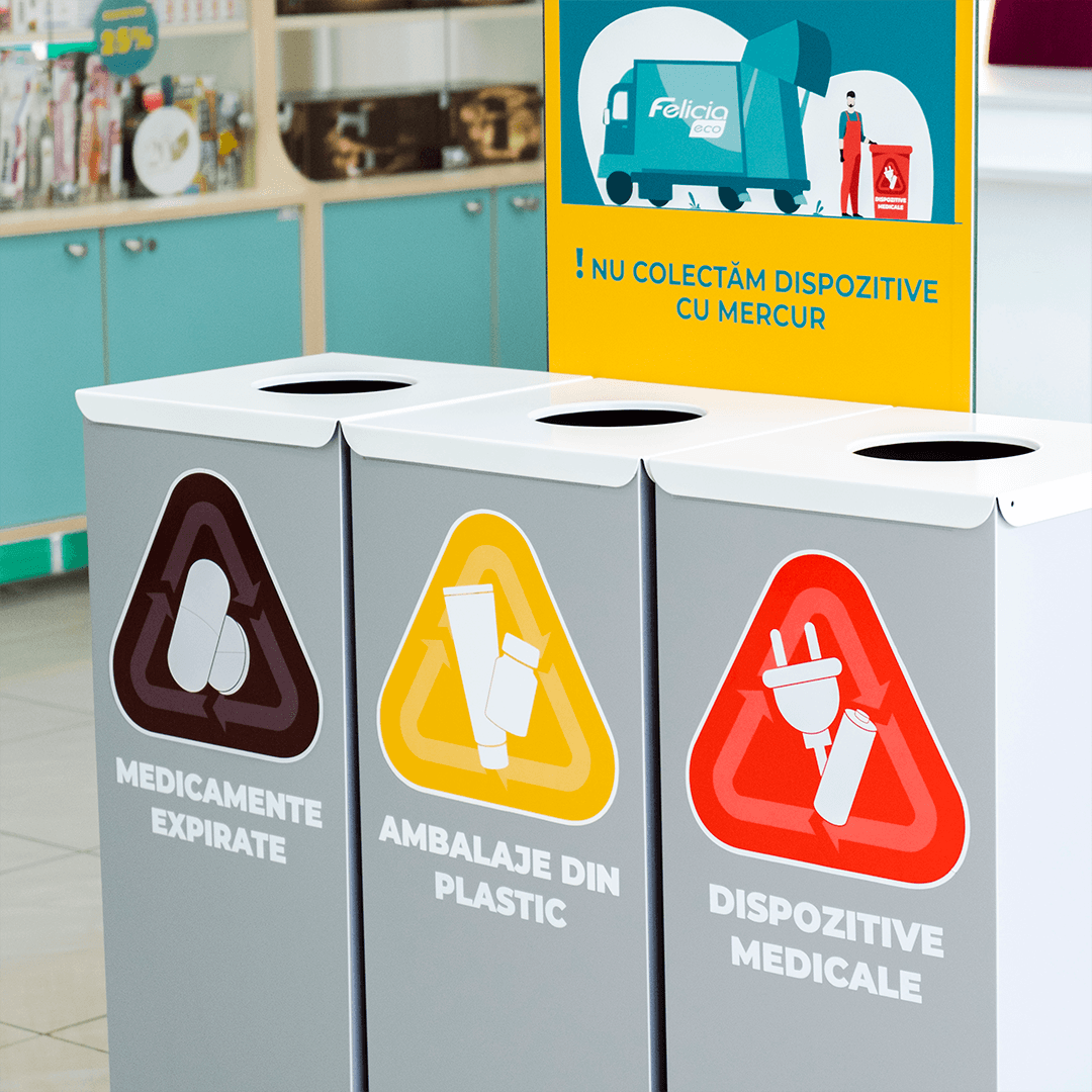 Deșeurile medicinale, colectate la Chișinău