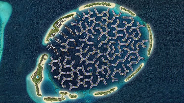 VIDEO/Primul oraș plutitor din lume va fi construit în Maldive