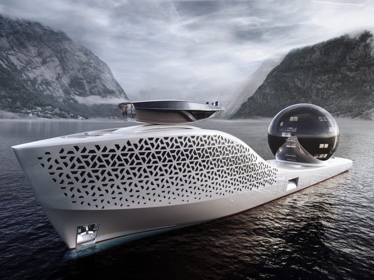 FOTO/Proiectul Megayacht are ca scop salvarea pământului