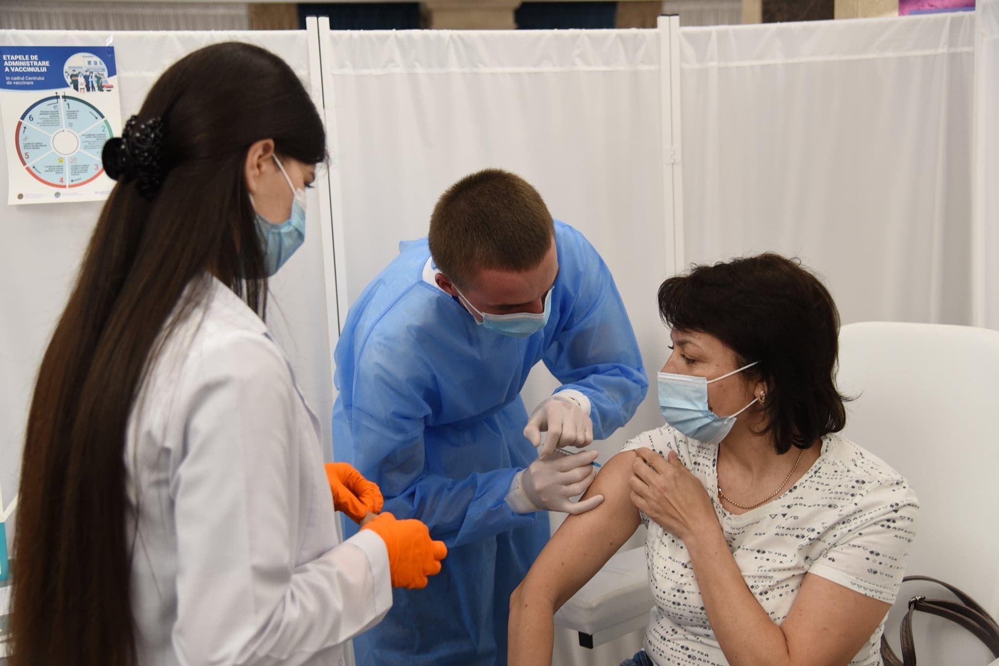 Maratonul de vaccinare va ajunge la Briceni și Edineț