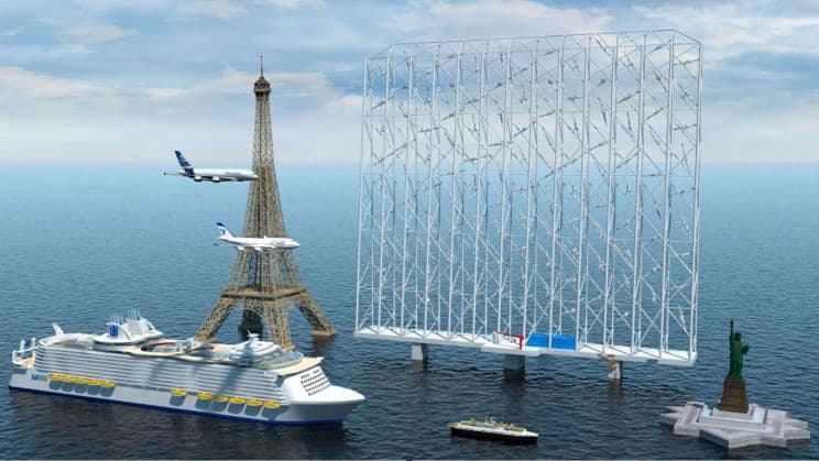 Faceți cunoștință cu „Wind Catcher”: o turbină offshore de 300 de metri înălțime