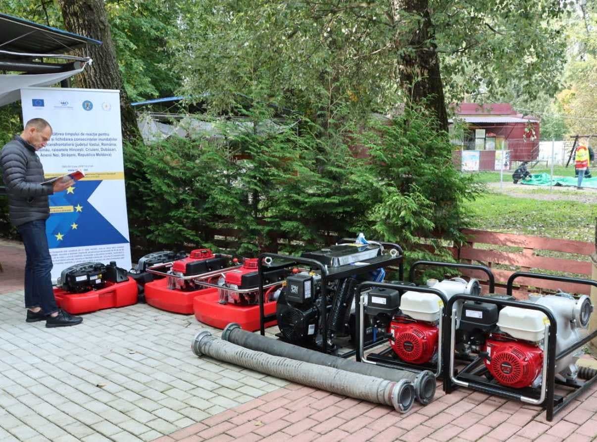 Echipamente noi pentru prevenirea consecințelor inundațiilor / FOTO