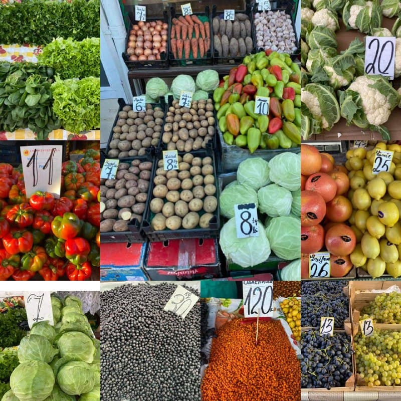 VEZI prețurile de astăzi la fructe și legume