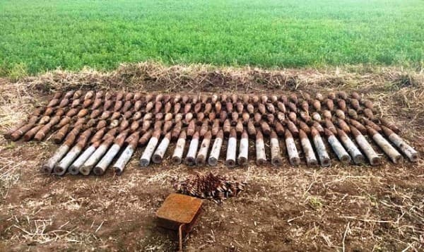 Sute de obiecte explozive, depistate în timpul lucrărilor agricole