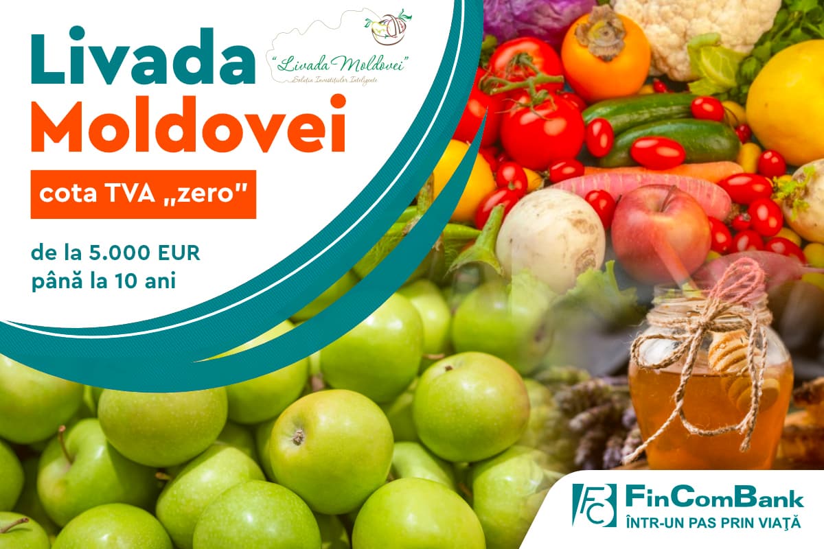 FinComBank, partenerul proiectului „Livada Moldovei”