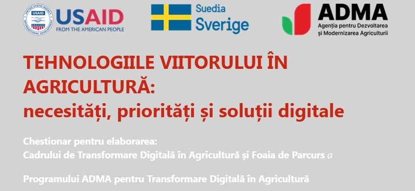 ADMA invită producătorii la un sondaj privind inovațiile în agricultură