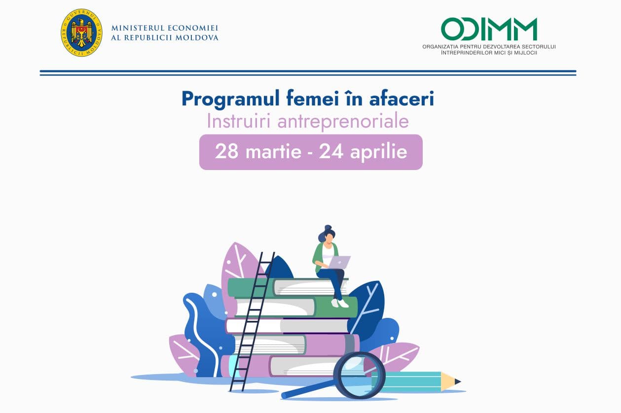 ODIMM lansează înscrierea femeilor la instruiri antreprenoriale