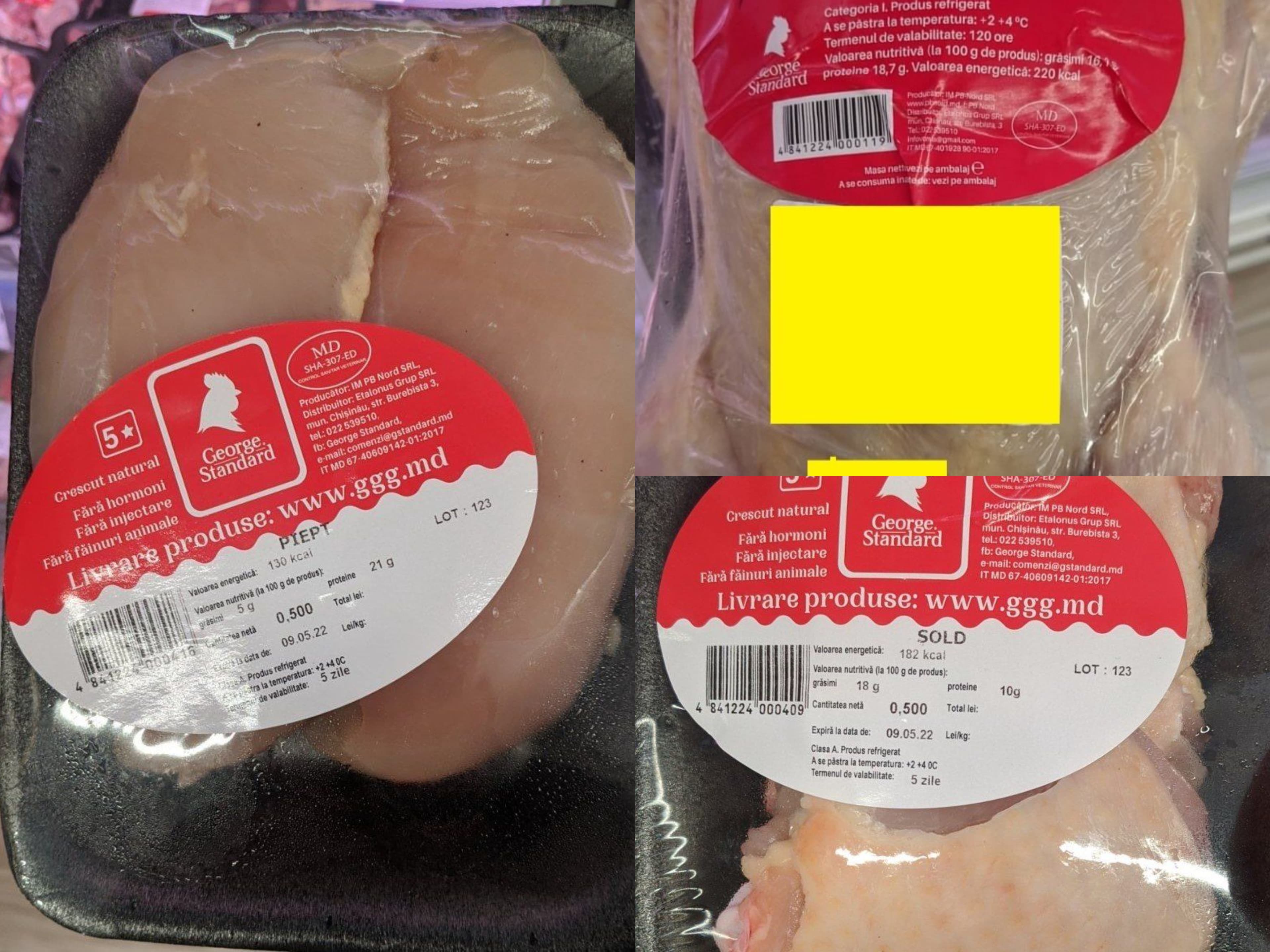 Un lot carne a fost retras din vânzare în urma depistării Salmonella