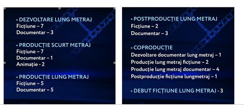 46 de producători de film din Moldova își pot realiza ideile