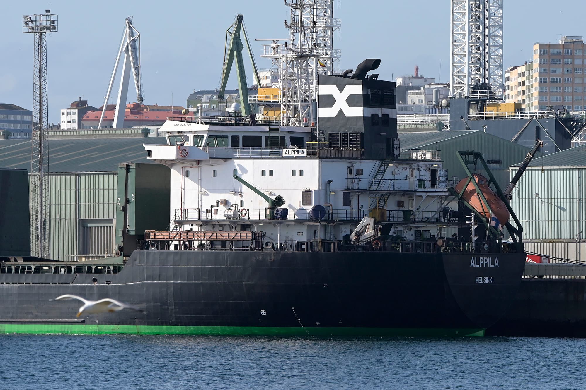 O navă cu porumb ucrainean a ajuns într-un port din Spania