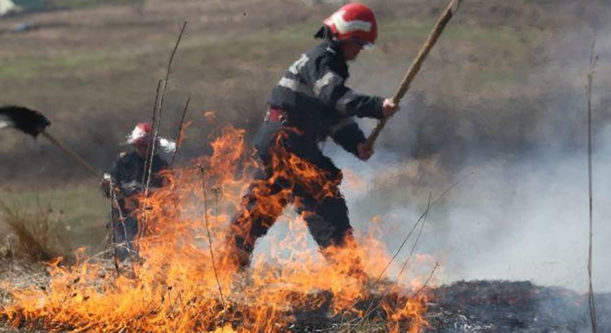 Incendii de vegetație în mai multe localități din Moldova
