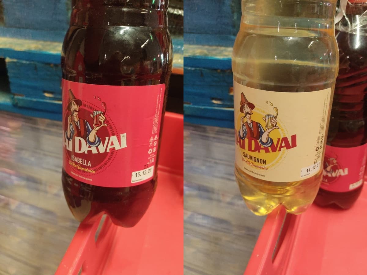 ANSA a retras din comerț loturi neconforme de vin în sticle de PET