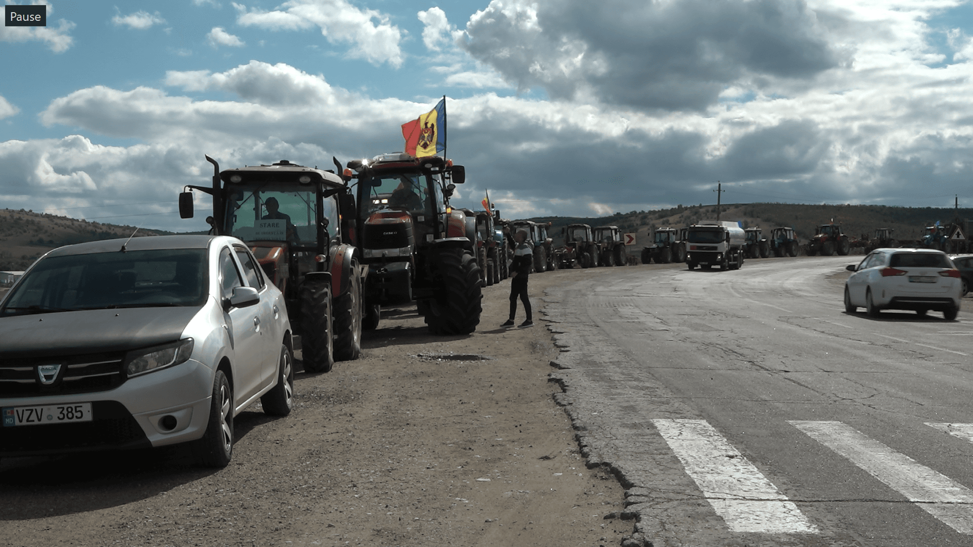 Astăzi, agricultorii din peste 20 de raioane au ieșit în stradă la protest