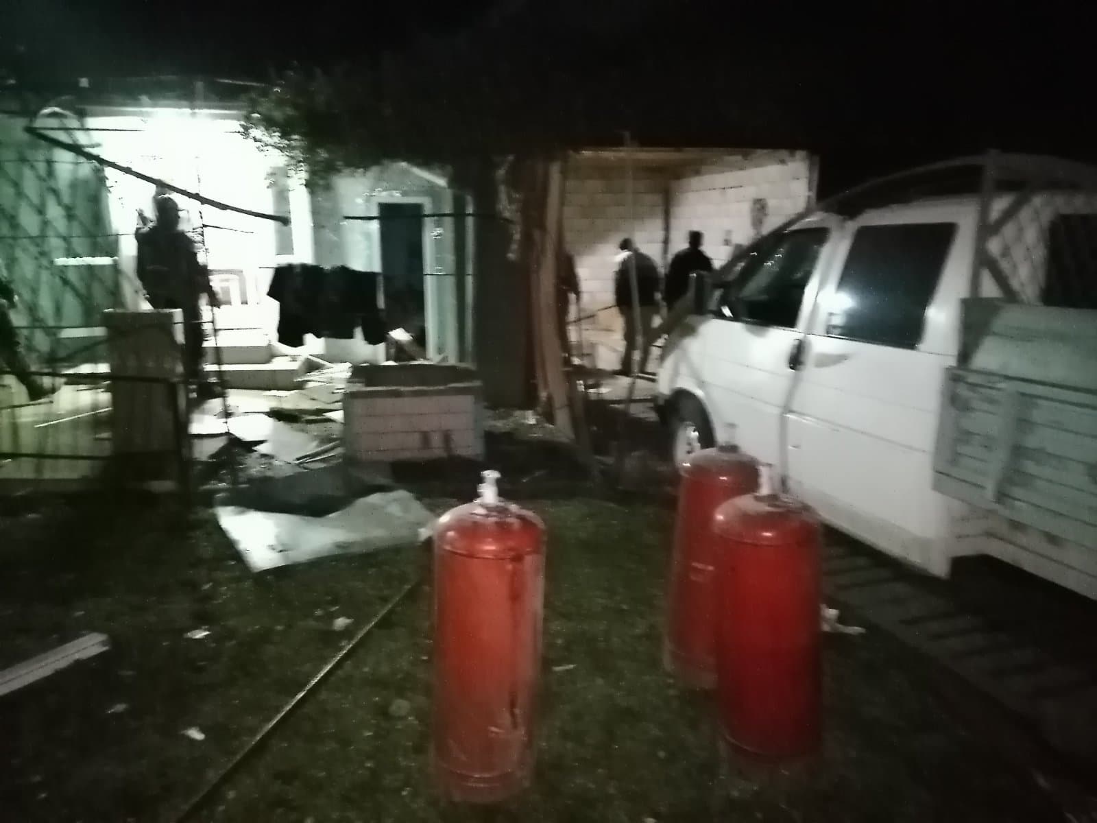 O butelie de gaz a explodat într-o gospodărie din Cărpineni / FOTO