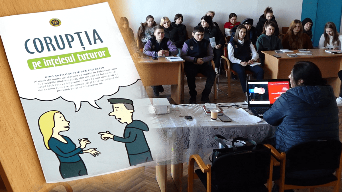 Corupția poate fi prevenită încă de pe băncile școlare