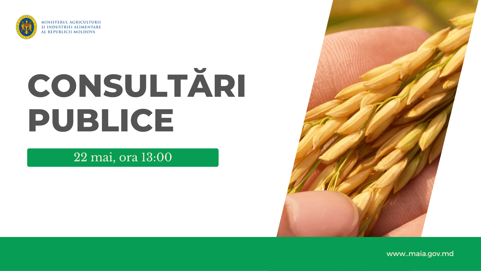 Ministerul Agriculturii invită la consultări publice