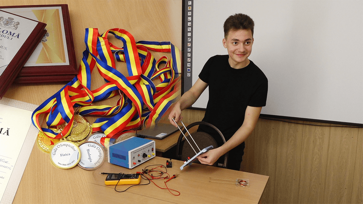 Un bălțean de 16 ani va reprezenta RM la Olimpiada Europeană de Fizică / VIDEO