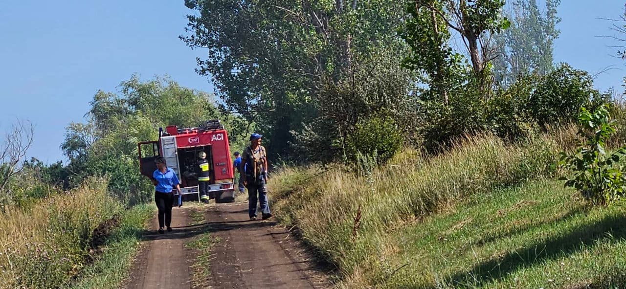 Consecințele caniculei la Fălești. Incendii de vegetație/ FOTO