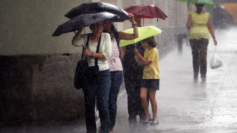 Alertă de COD GALBEN de ploi cu grindină și vijelie