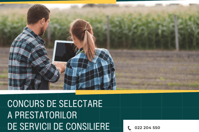 Concurs de selectare a prestatorilor de servicii de consiliere și formare în agricultură