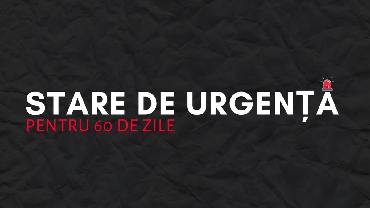 Starea de urgență, prelungită