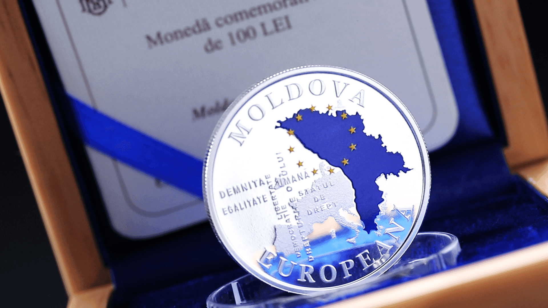 Banca Națională a Moldovei va pune în circulație o monedă comemorativă „Moldova Europeană”