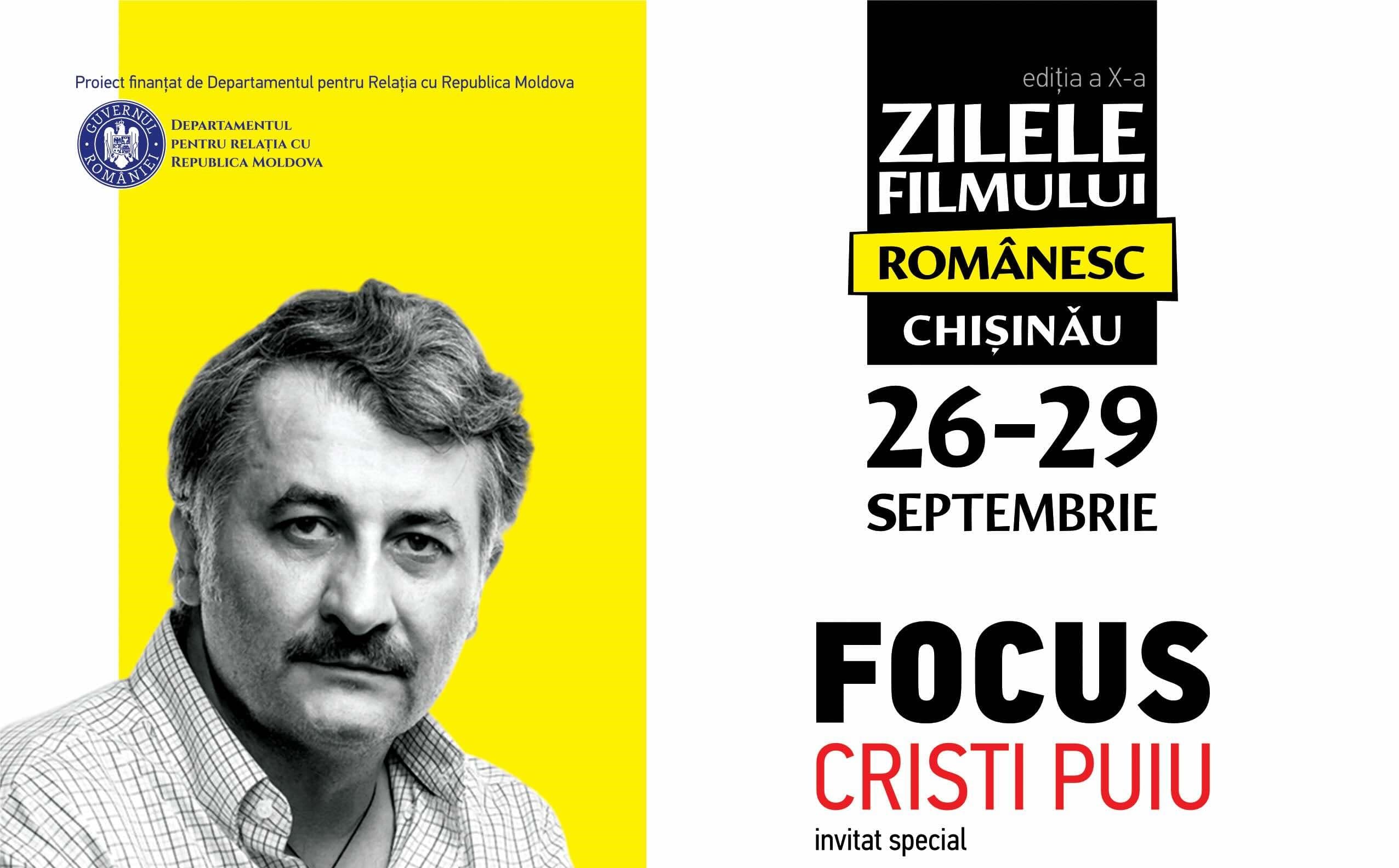 Cristi Puiu, invitatul special al ediţiei a zecea a Zilelor Filmului Românesc la Chişinău
