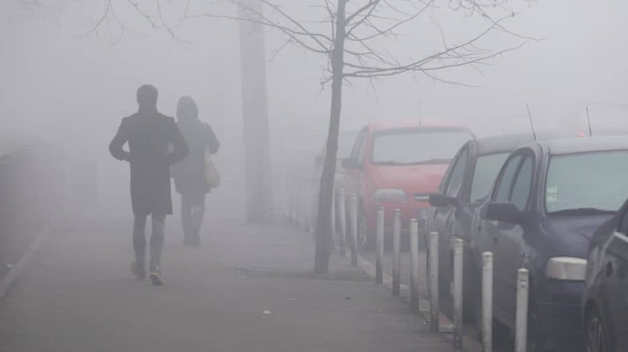 Cod galben de ceață și ploi slabe