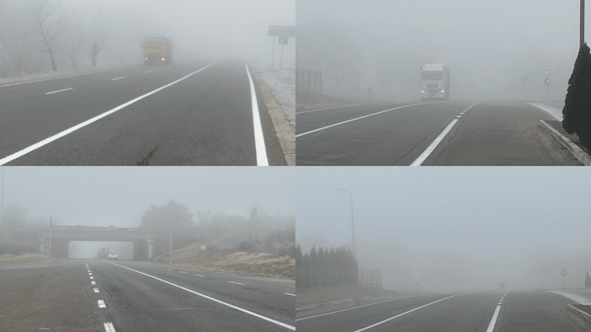 Drumarii avertizează: Vizibilitate redusă din cauza ceții pe drumurile naționale