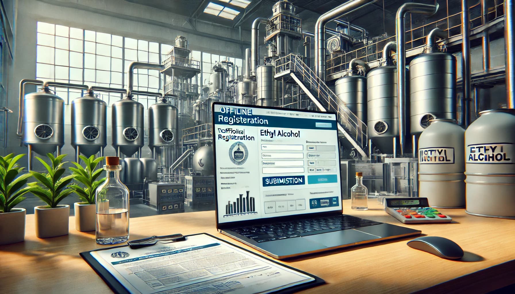 Cererile pentru sigilarea utilajului de producere a alcoolului vor fi depuse online