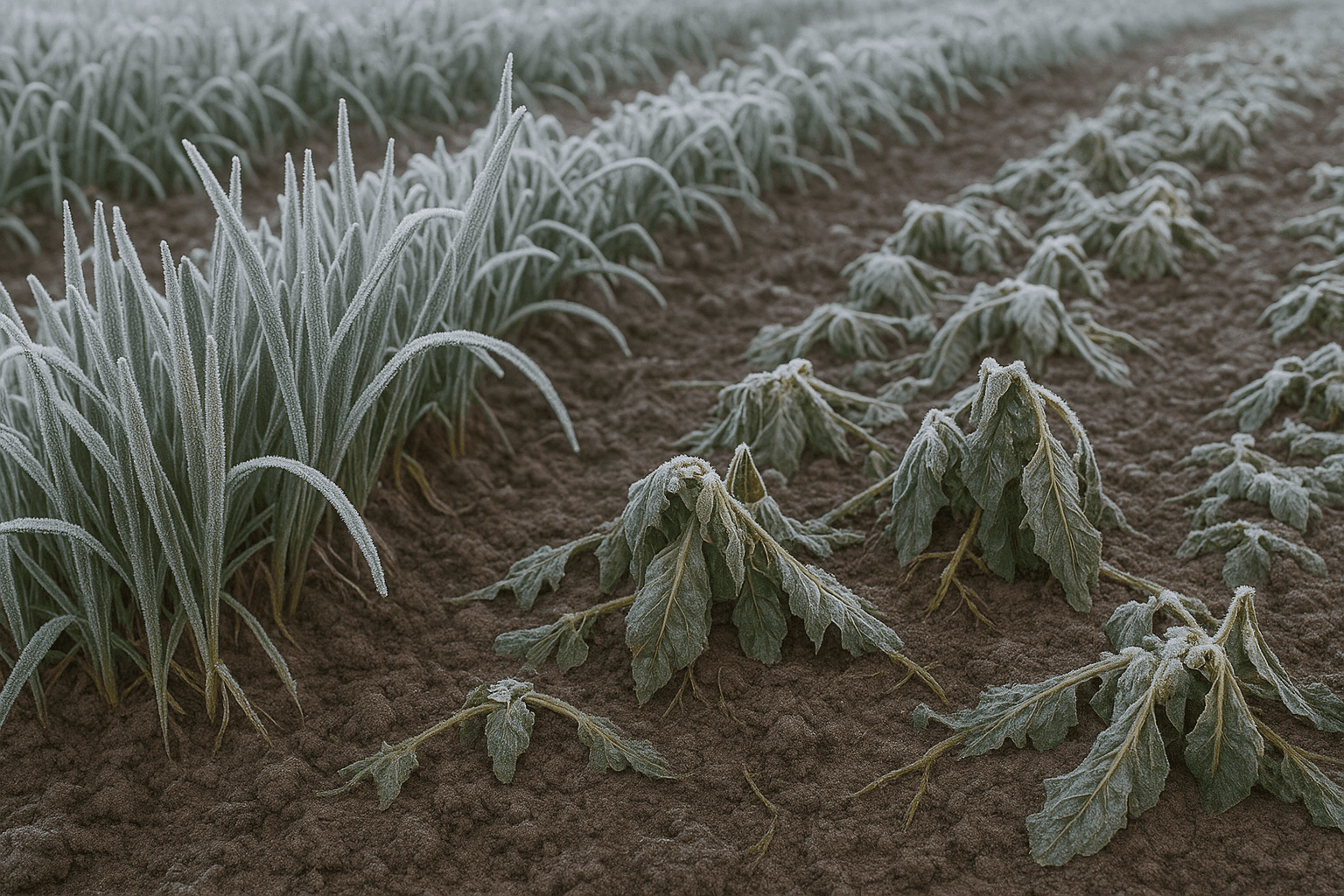 Îngheț rar de primăvară: culturile agricole, serios afectate de temperaturi negative