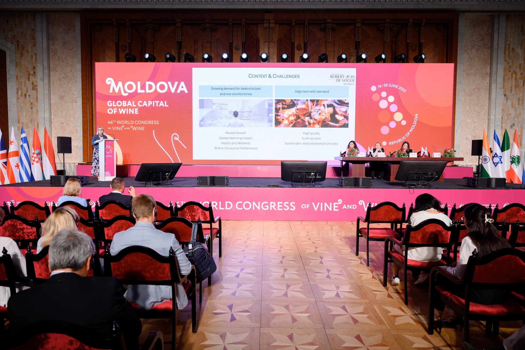 Republica Moldova, este a IV-a țară cu cele mai multe studii în sectorul vitivinicol prezentate la Congresul Mondial al Viei și Vinului