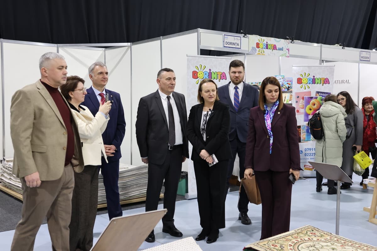 Expoziția „Fabricat în Moldova” se desfășoară la Chișinău